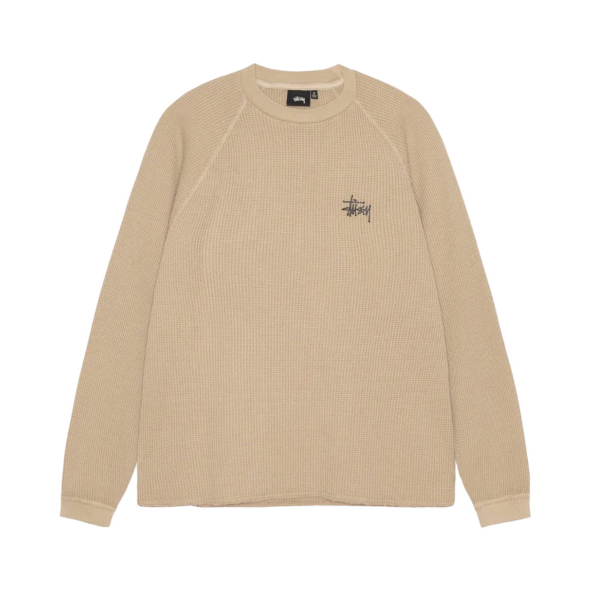 Stussy Raglan Thermal Crew Waffle Long Sleeve