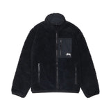 Stussy Sherpa Reversible Jacke Schwarz