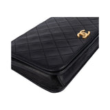 Chanel Quilted Lambskin 24K Gold Single Flap Shoulder Bag