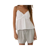 Stradivarius Straps Bluse White