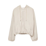 Stradivarius Balloon Fit Übergangsjacke mootled Beige