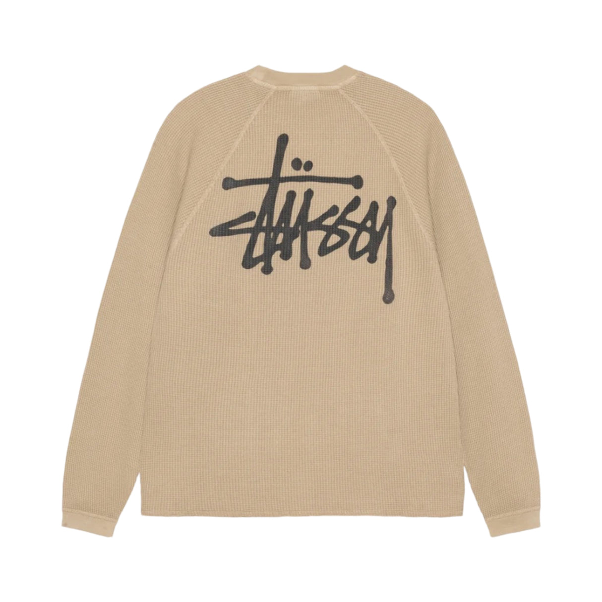 Stussy Raglan Thermal Crew Waffle Long Sleeve