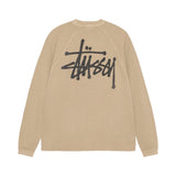 Stussy Raglan Thermal Crew Waffle Long Sleeve