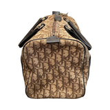 Dior Trotter Leather Trim Boston Monogram Brown