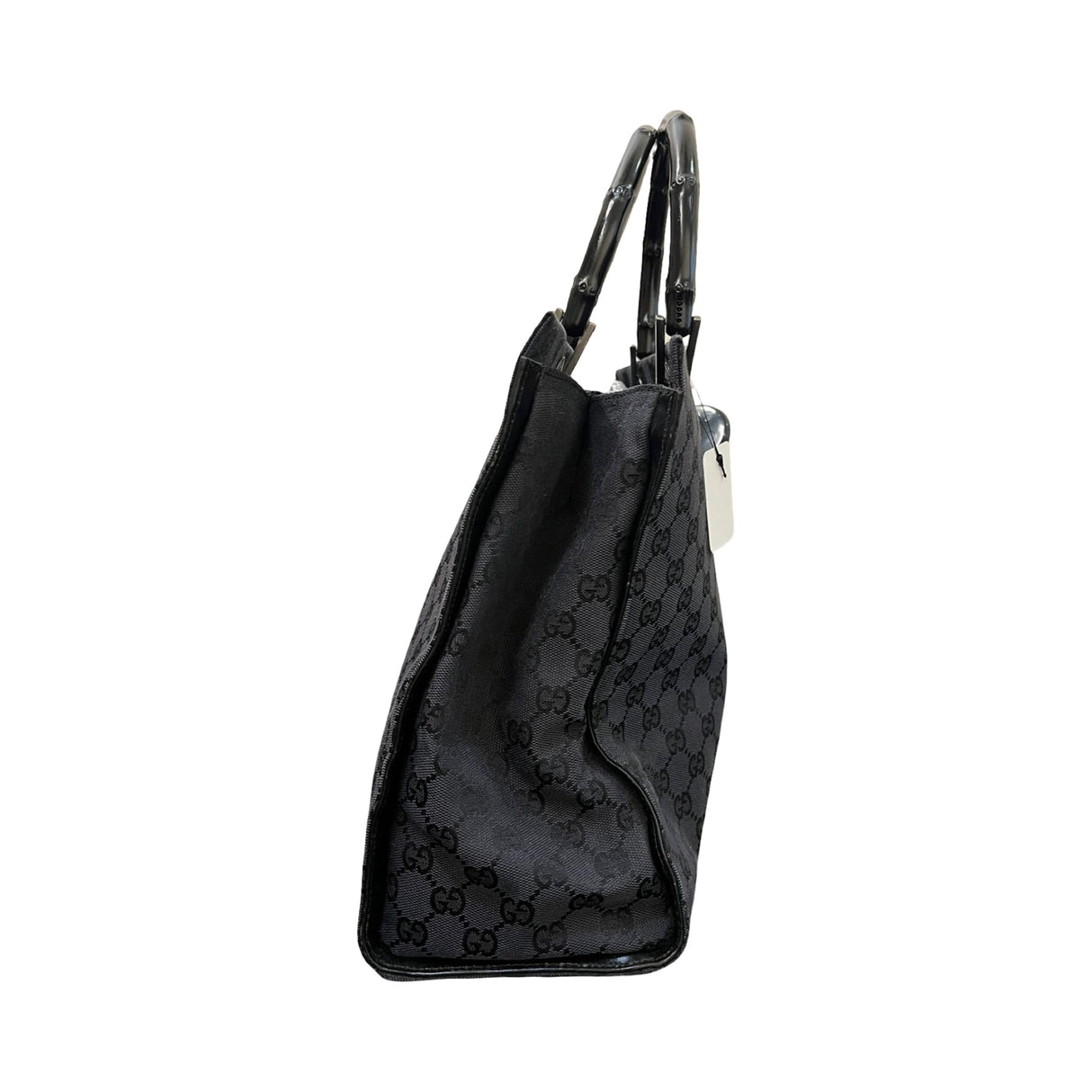 Gucci GG Monogram Tote Book Bamboo Schwarz