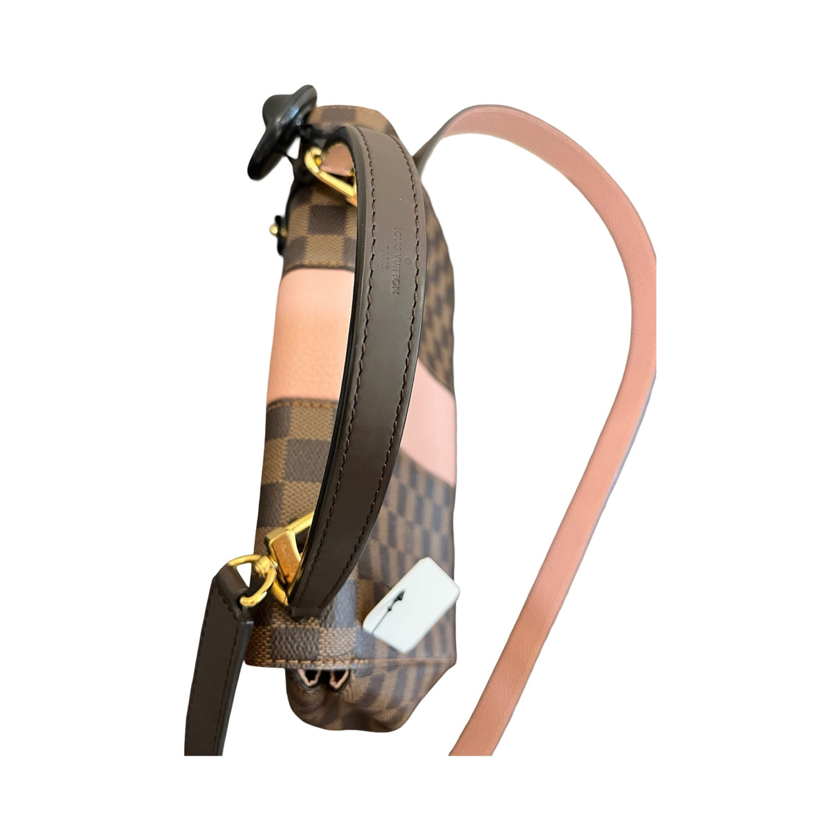 Louis Vuitton Bond Street Damier Ebene Canvas Rose Ballerine